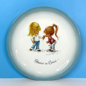Vintage Gigi American Greetings Collectors Edition Plate Sharin' is Carin' 10.5"
